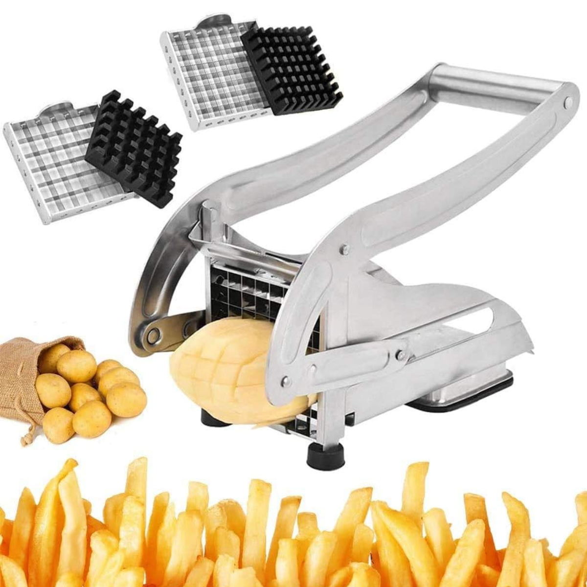 🍟 Cortador de Papas Fritas de Acero